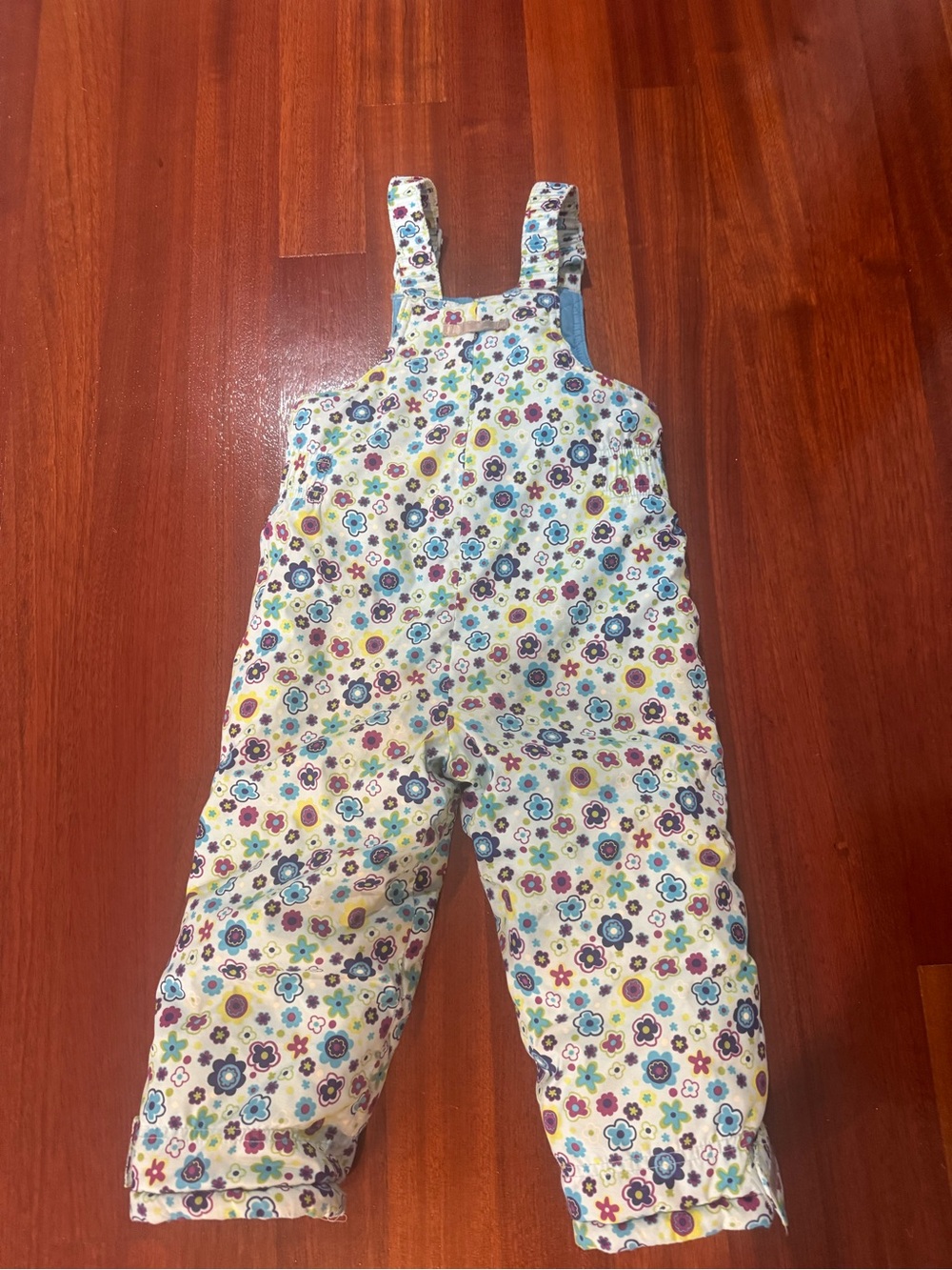 Girls Floral Print White snow pants - Hanna Anderson